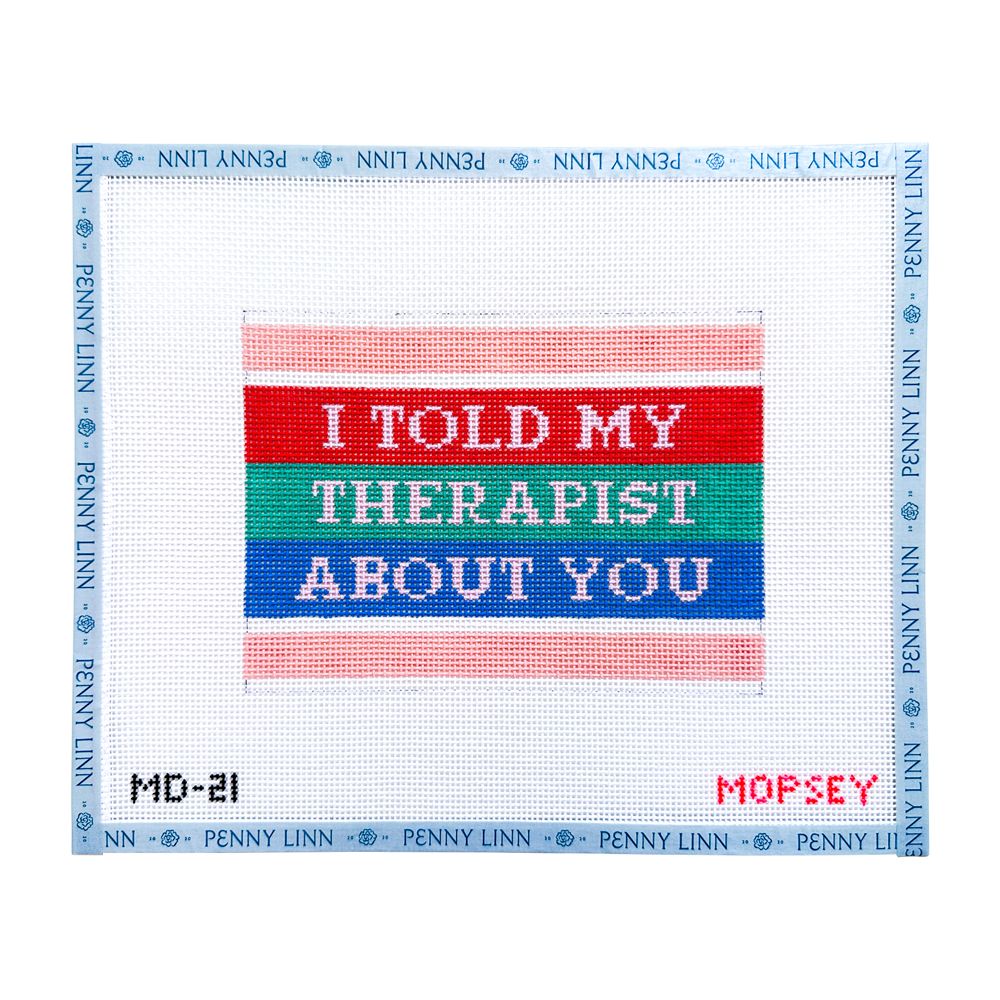 I told my therapist about you