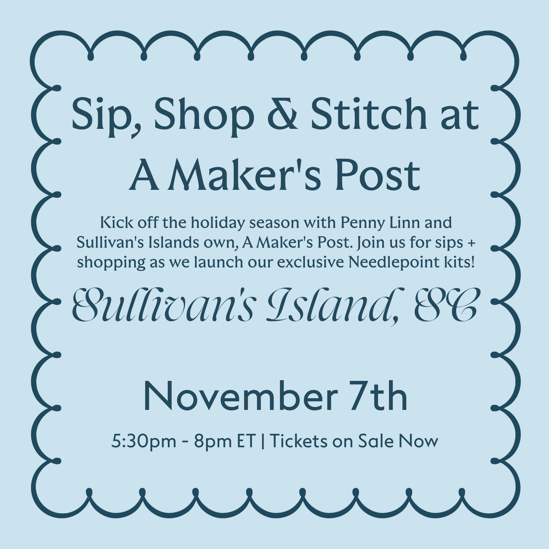 Holiday Shopping with A Maker's Post Sullivan's Island