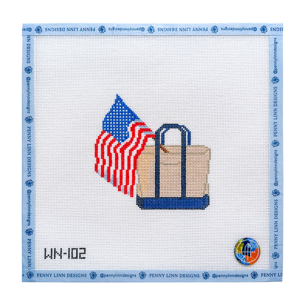 Americana Boat Tote