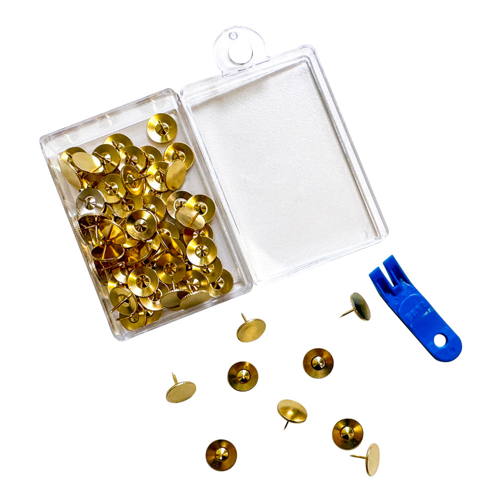 Clover Brass Thumb Tacks