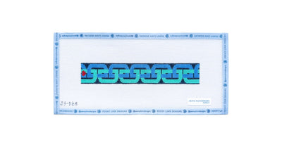 D Letter Key Fob - Penny Linn Designs - Jeni Sandberg Needlepoint