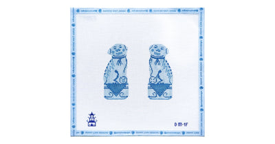Foo Dogs Ornaments - Penny Linn Designs - The Plum Stitchery
