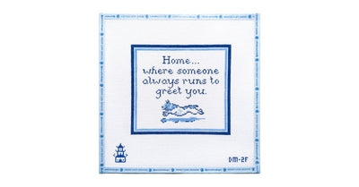 Home...Where the Jack Russell Runs to Greet You - Penny Linn Designs - The Plum Stitchery