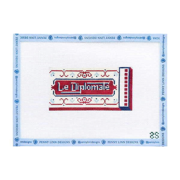 Le Diplomate Matchbook Canvas