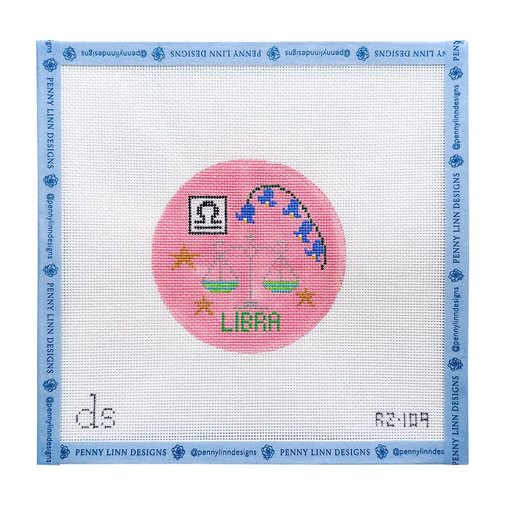 Libra Zodiac Round