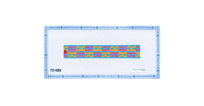 R Letter Key Fob - Penny Linn Designs - Jeni Sandberg Needlepoint