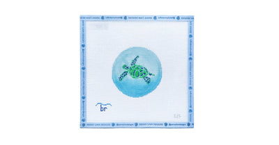 Sea Turtle Round - Penny Linn Designs - Blue Ridge Stitchery
