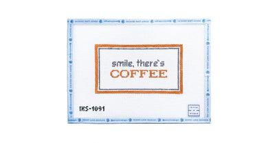 Smile There's COFFEE - Penny Linn Designs - Initial K Studio