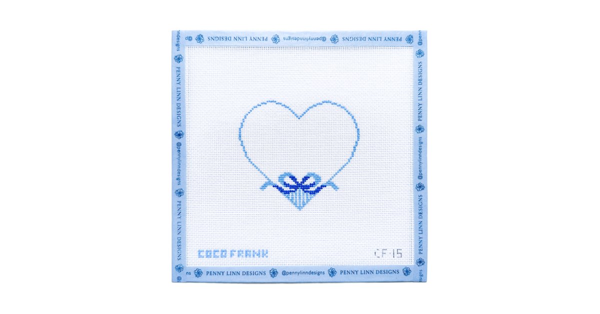 Something Blue Heart - Penny Linn Designs - Coco Frank Studio
