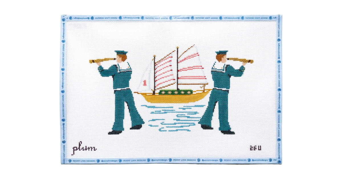 Two Sailors - Penny Linn Designs - The Plum Stitchery