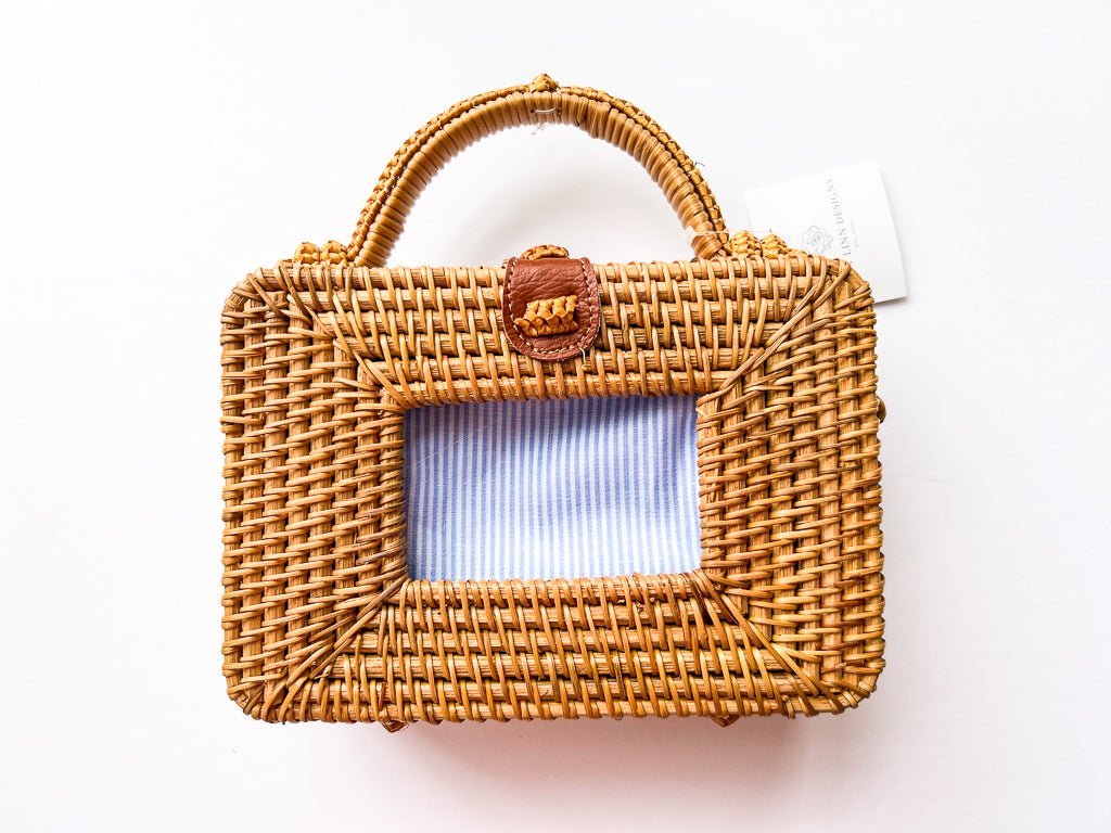 2x4 Rectangle Wicker Bag - Penny Linn Designs - Penny Linn Designs