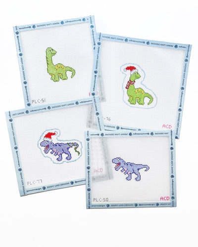 Dino Friends - Christmas T-Rex - Penny Linn Designs - AC Designs