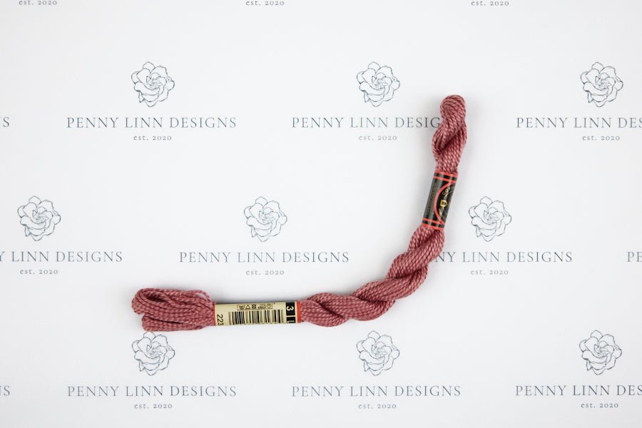 DMC 3 Pearl Cotton 223 Shell Pink - Light - Penny Linn Designs - DMC