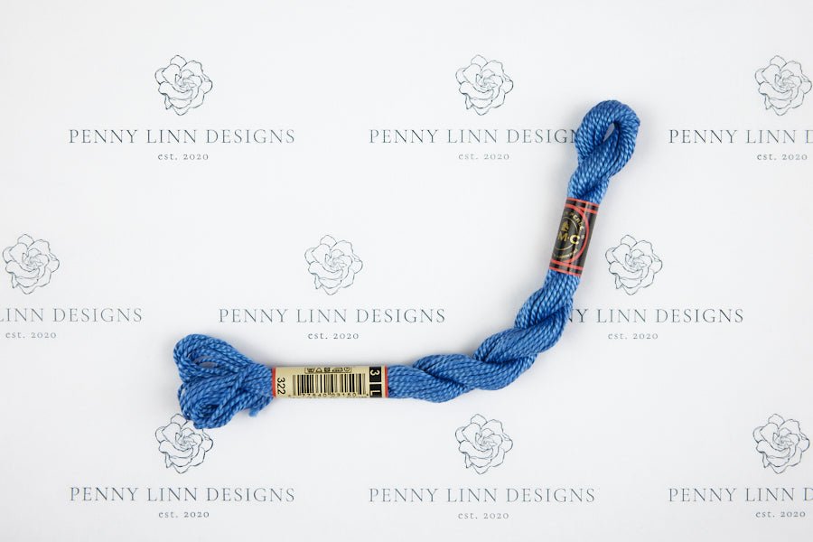 DMC 3 Pearl Cotton 322 Baby Blue - Penny Linn Designs - DMC