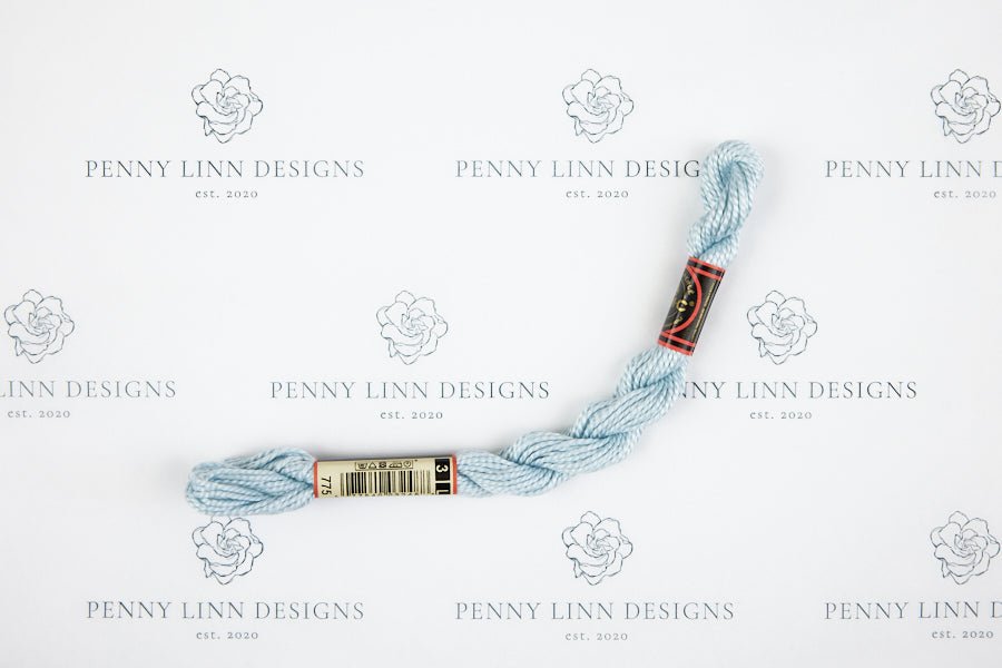 DMC 3 Pearl Cotton 775 Baby Blue - Very Light - Penny Linn Designs - DMC