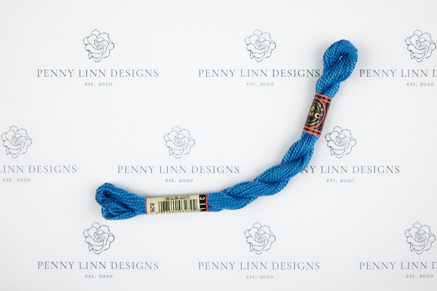 DMC 3 Pearl Cotton 826 Blue - Medium - Penny Linn Designs - DMC
