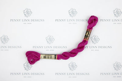 DMC 5 Pearl Cotton 718 Plum - Penny Linn Designs - DMC