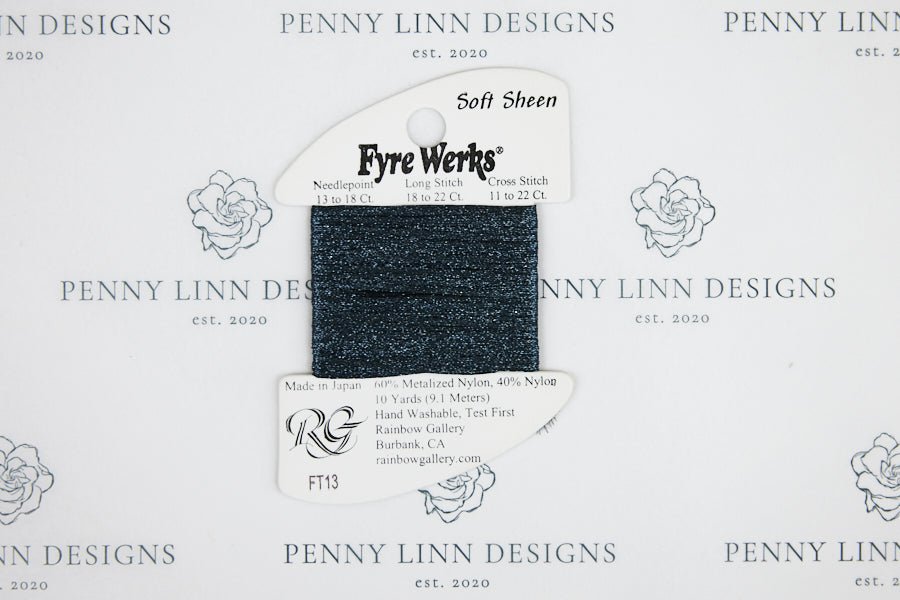 Fyre Werks Soft Sheen FT13 Charcoal - Penny Linn Designs - Rainbow Gallery