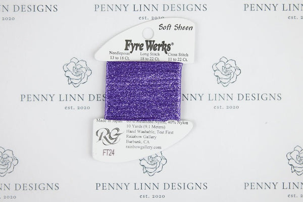 Fyre Werks Soft Sheen FT24 Purple - Penny Linn Designs - Rainbow Gallery