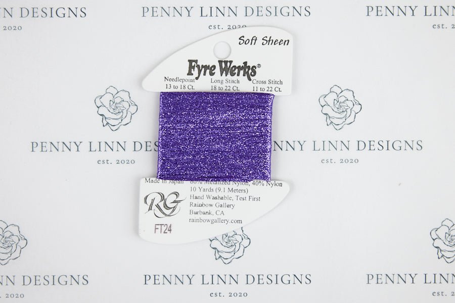 Fyre Werks Soft Sheen FT24 Purple - Penny Linn Designs - Rainbow Gallery