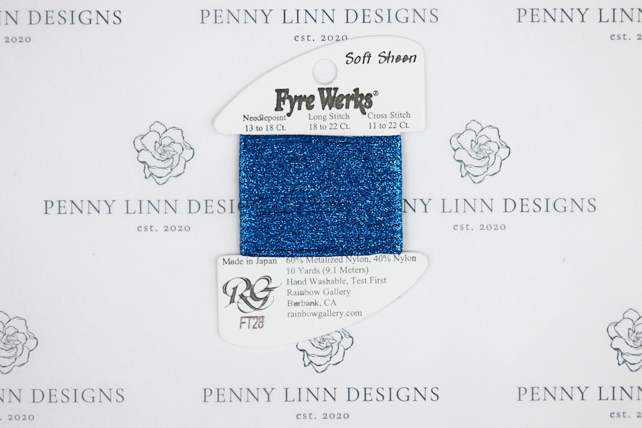 Fyre Werks Soft Sheen FT28 Royal Blue - Penny Linn Designs - Rainbow Gallery