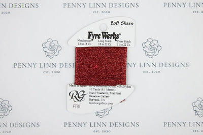 Fyre Werks Soft Sheen FT30 Red - Penny Linn Designs - Rainbow Gallery