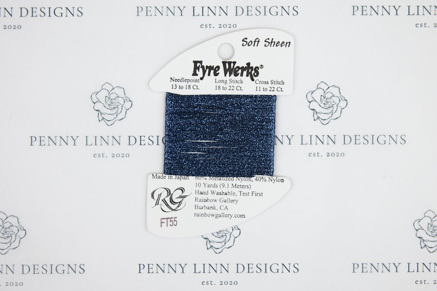 Fyre Werks Soft Sheen FT55 Midnight Blue - Penny Linn Designs - Rainbow Gallery