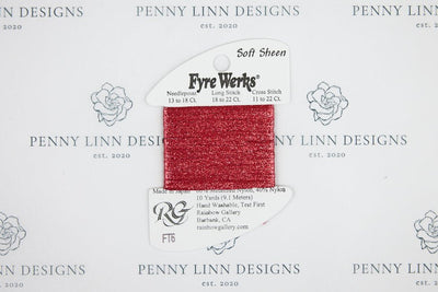 Fyre Werks Soft Sheen FT6 Brite Christmas Red - Penny Linn Designs - Rainbow Gallery