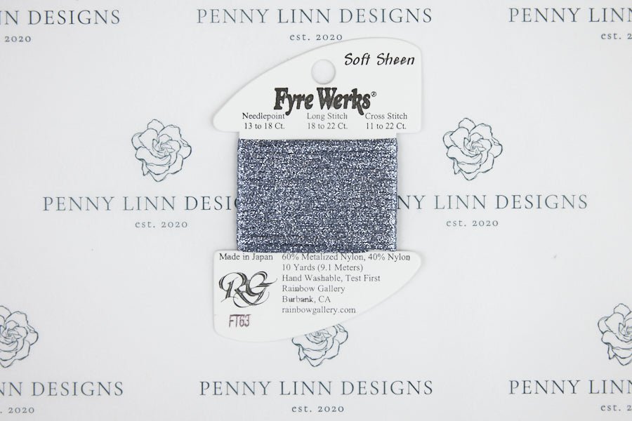 Fyre Werks Soft Sheen FT63 Vintage Silver - Penny Linn Designs - Rainbow Gallery