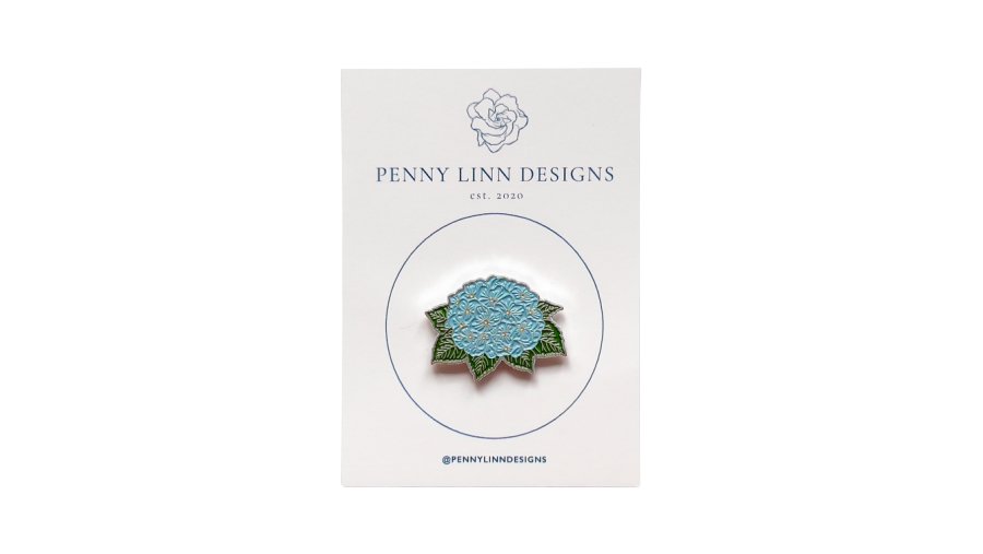 Hydrangea Needle Minder - Penny Linn Designs - Penny Linn Designs