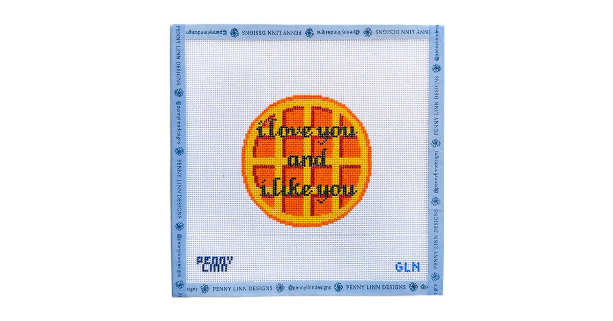 I Love You and I Like You - Penny Linn Designs - Grandin Lane Needlepoint
