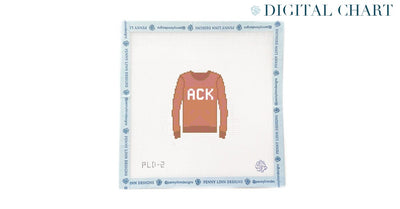 Nantucket ACK Sweater - CHART - Penny Linn Designs - Penny Linn Designs