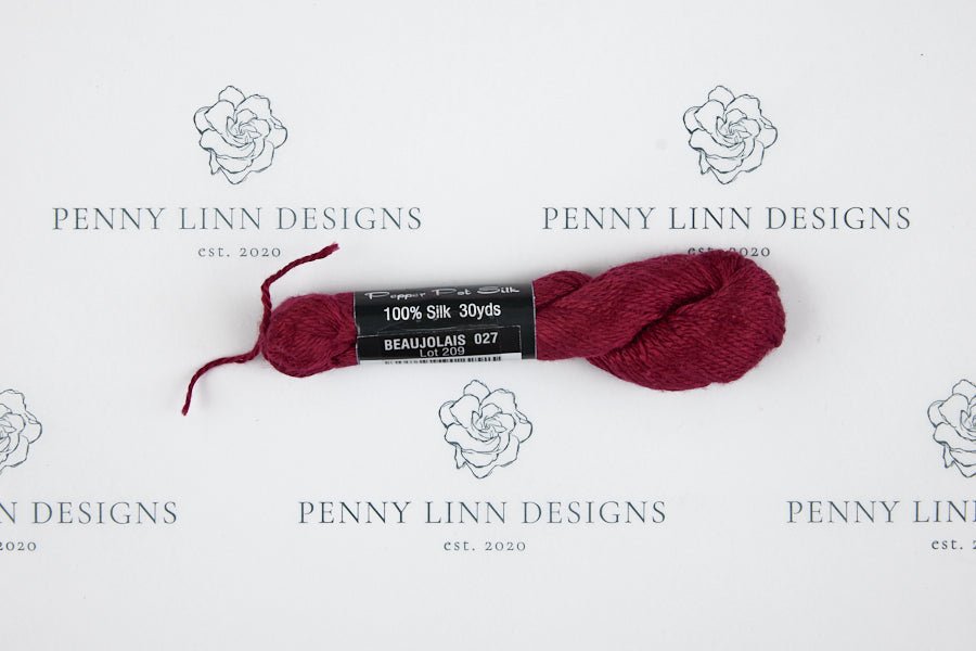 Pepper Pot Silk 027 BEAUJOLAIS - Penny Linn Designs - Planet Earth Fibers
