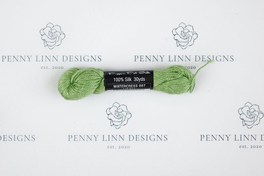 Pepper Pot Silk 087 WATERCRESS - Penny Linn Designs - Planet Earth Fibers