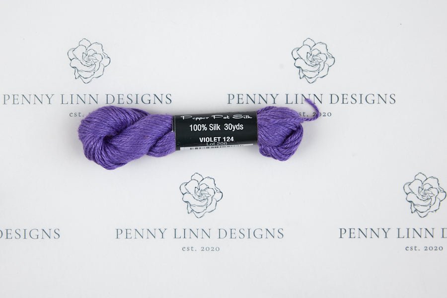 Pepper Pot Silk 124 VIOLET - Penny Linn Designs - Planet Earth Fibers