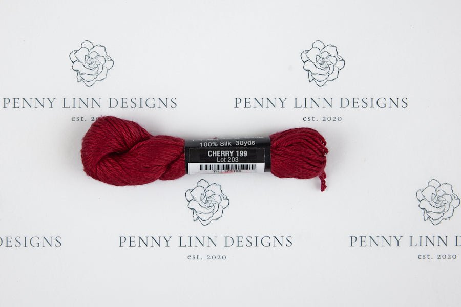 Pepper Pot Silk 199 CHERRY - Penny Linn Designs - Planet Earth Fibers