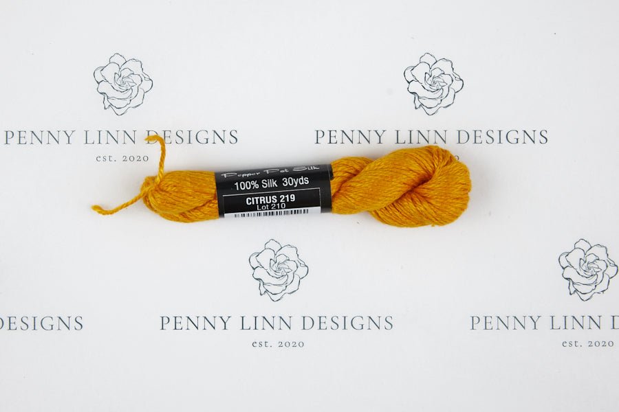 Pepper Pot Silk 219 CITRUS - Penny Linn Designs - Planet Earth Fibers