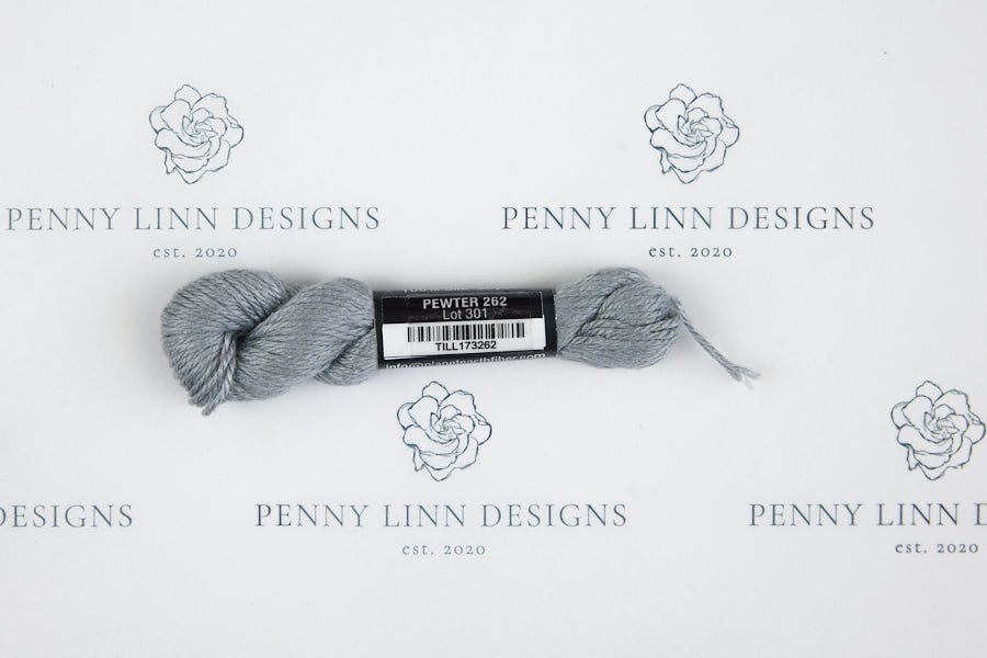 Pepper Pot Silk 262 PEWTER - Penny Linn Designs - Planet Earth Fibers