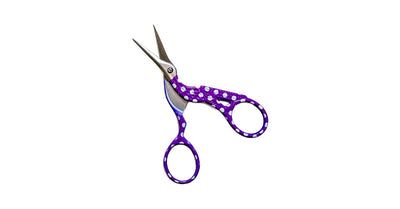 Polka Dot Embroidery Scissors - Purple - Penny Linn Designs - Penny Linn Designs