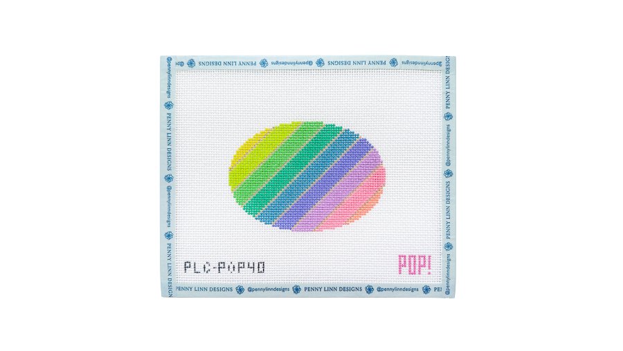 Rainbow Oval - Penny Linn Designs - POP! NeedleArt