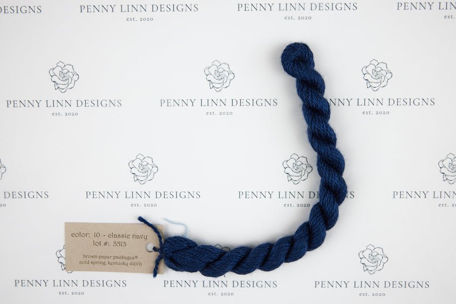Silk & Ivory 10 Classic Navy - Penny Linn Designs - Brown Paper Packages