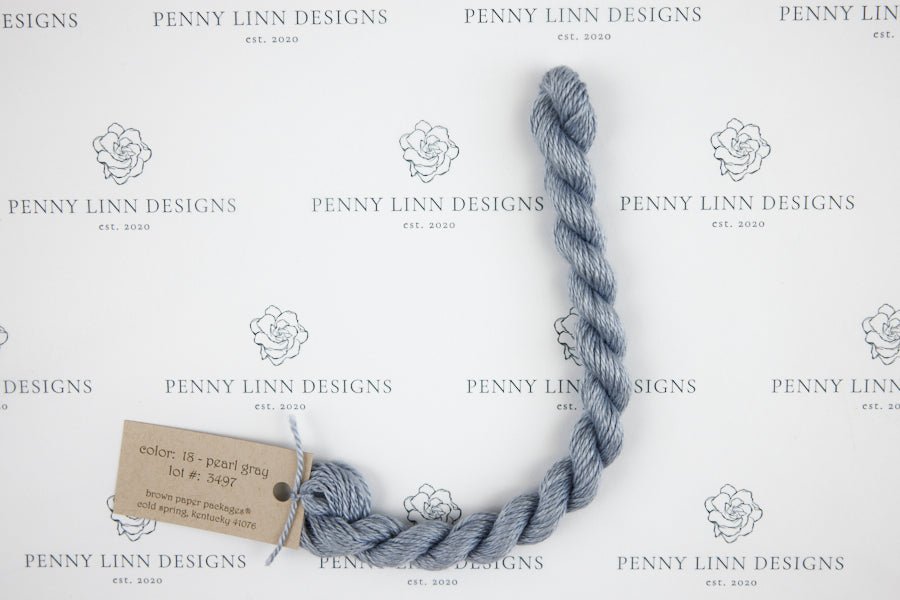Silk & Ivory 18 Pearl Gray - Penny Linn Designs - Brown Paper Packages