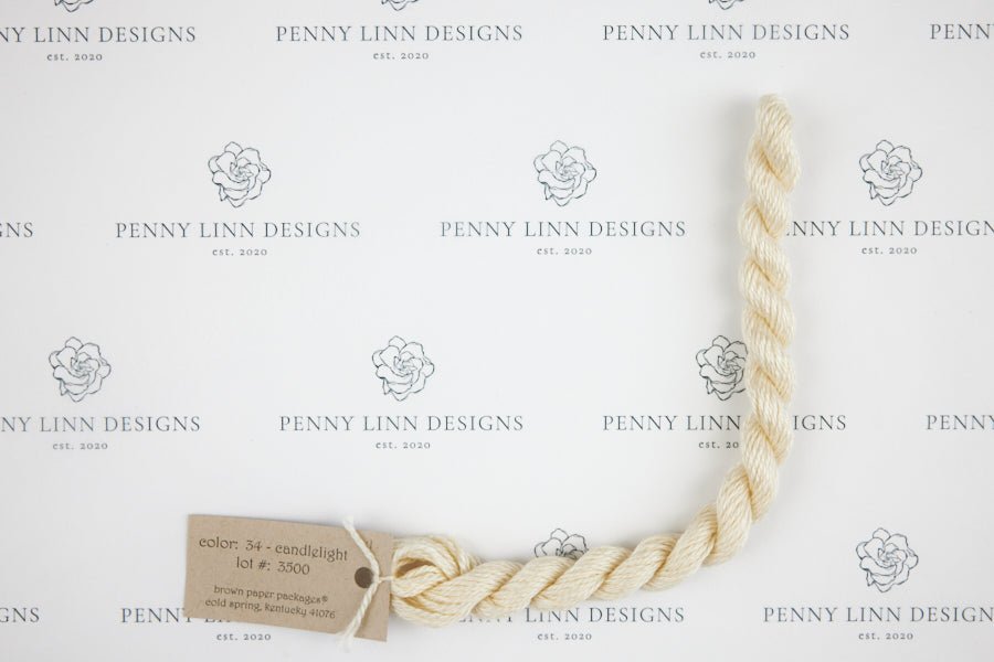 Silk & Ivory 34 Candlelight - Penny Linn Designs - Brown Paper Packages