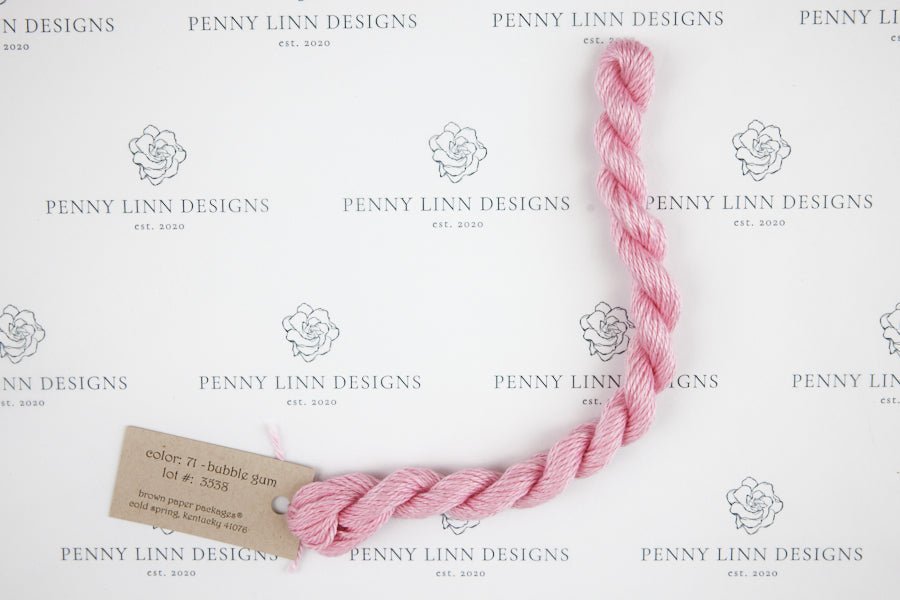 Silk & Ivory 71 Bubble Gum - Penny Linn Designs - Brown Paper Packages