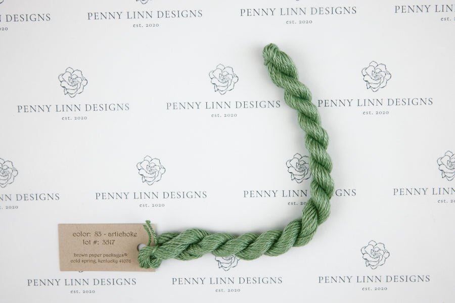 Silk & Ivory 83 Artichoke - Penny Linn Designs - Brown Paper Packages