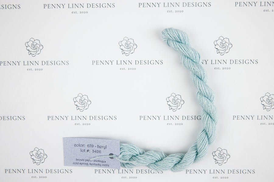 Silk & Ivory Stardust 659 Beryl - Penny Linn Designs - Brown Paper Packages