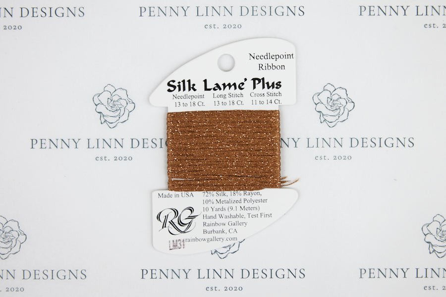 Silk Lamé Plus LM31 Copper - Penny Linn Designs - Rainbow Gallery