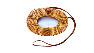 Small Oval Wicker Bag - Penny Linn Designs - Penny Linn Designs