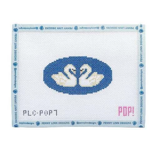 Swan Oval - Penny Linn Designs - POP! NeedleArt