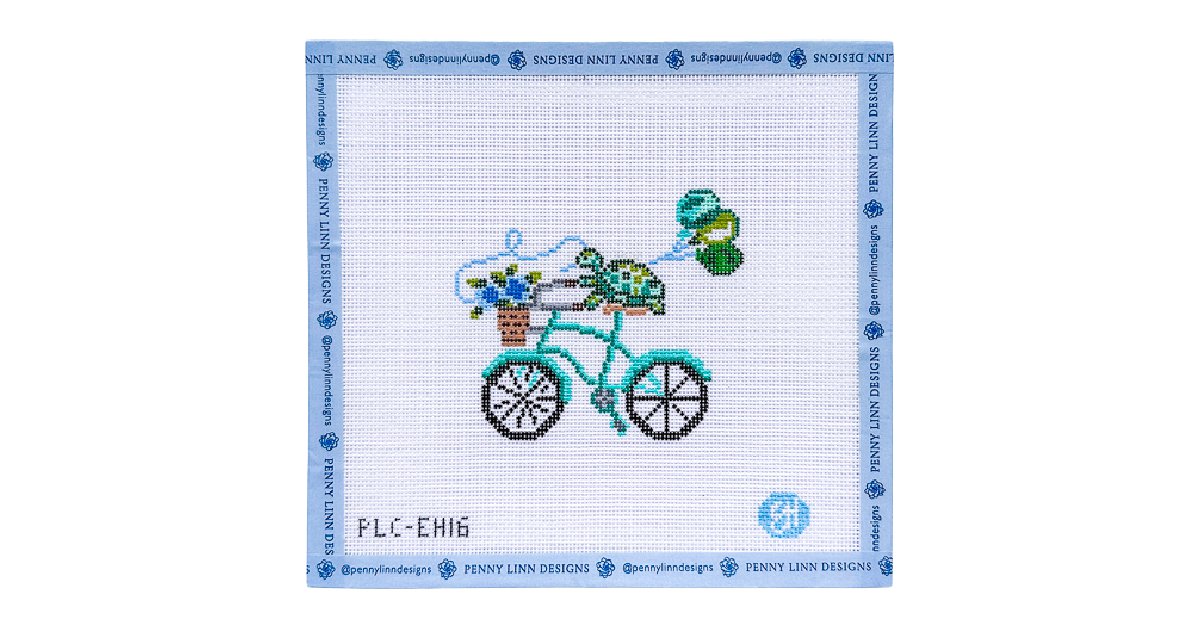 Turtle on a Bike - Penny Linn Designs - Evelyn Henson